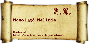 Mosolygó Melinda névjegykártya